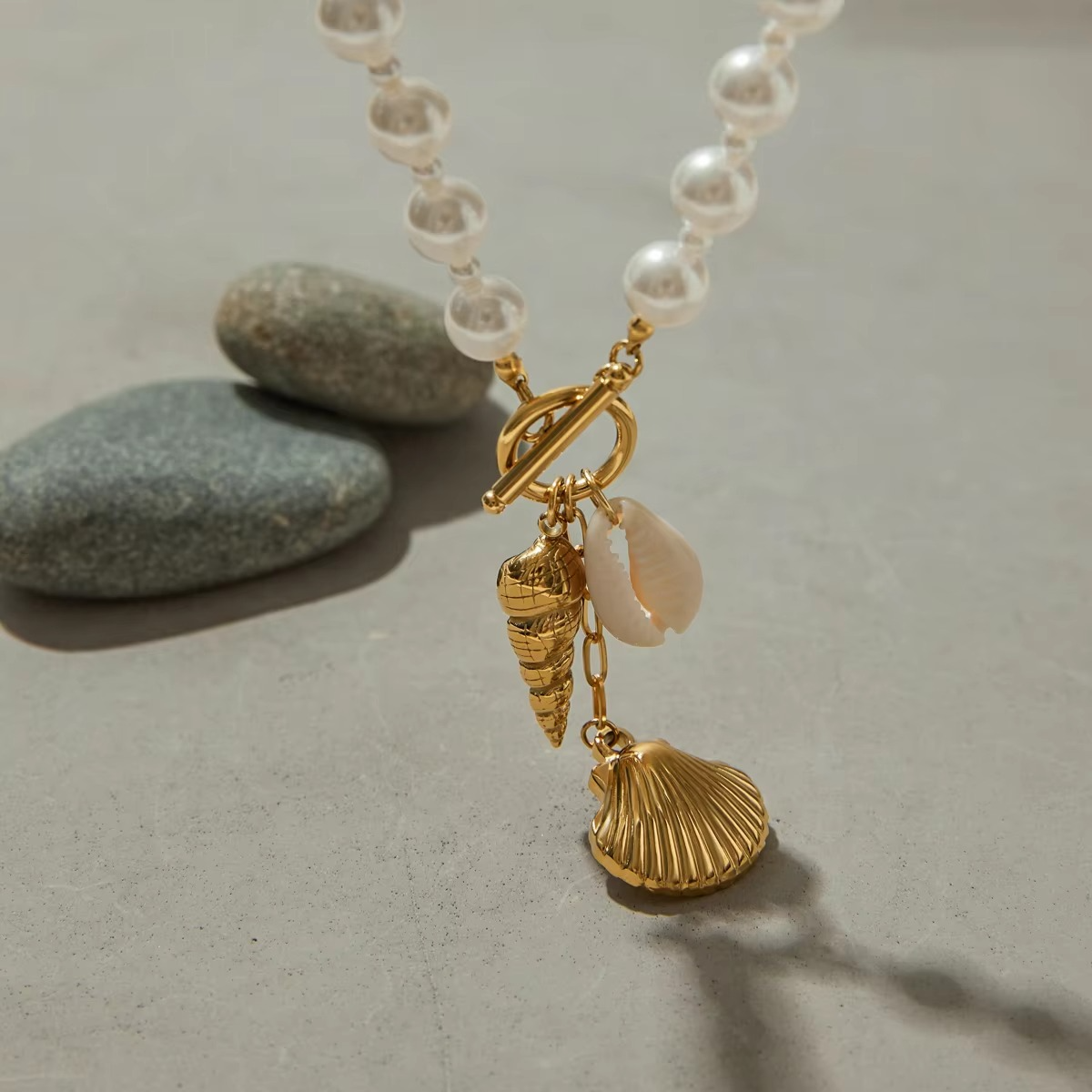 Meher Pearl Shell Necklace