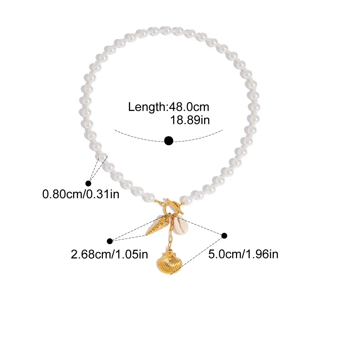 Meher Pearl Shell Necklace