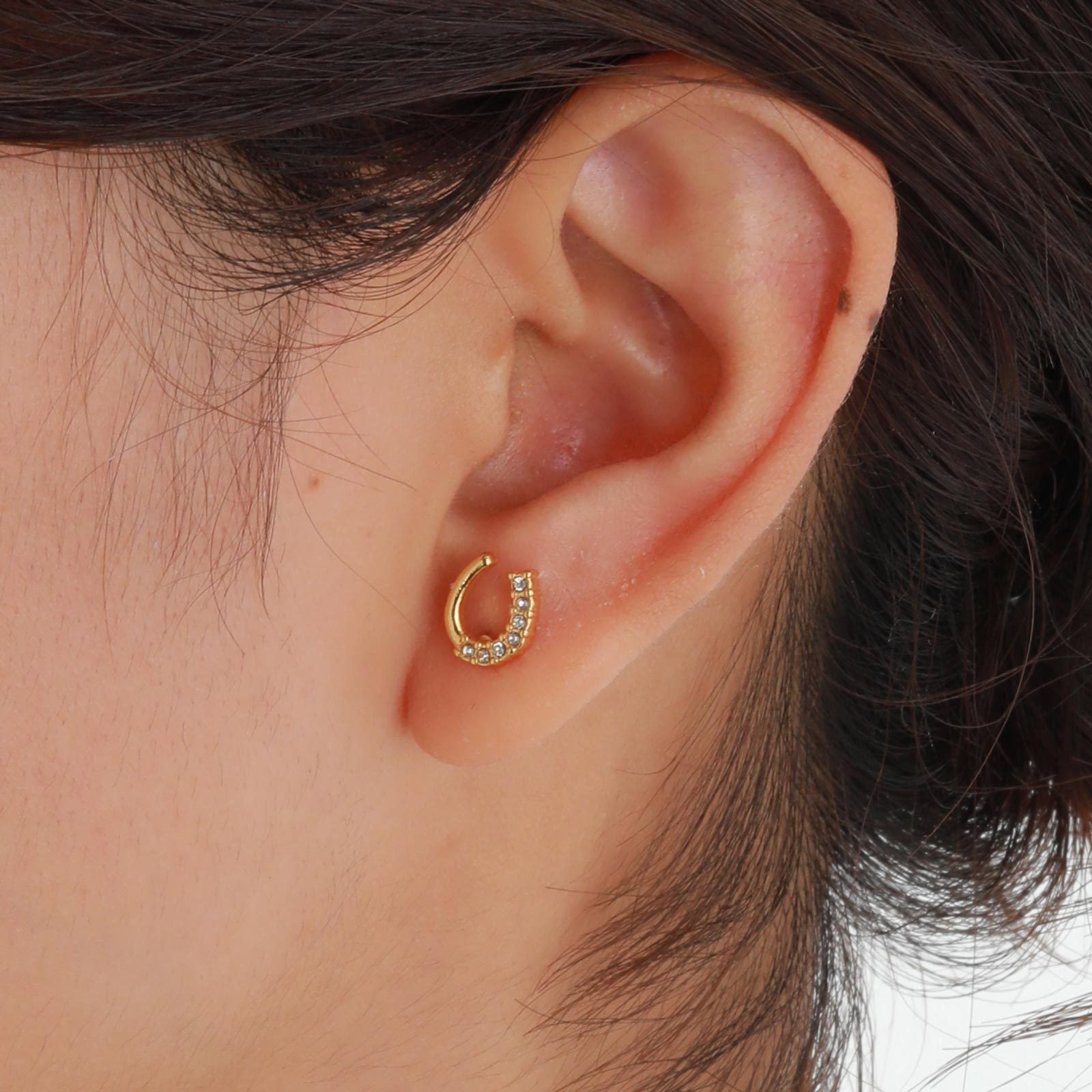 Mira Luck Horseshoe Studs