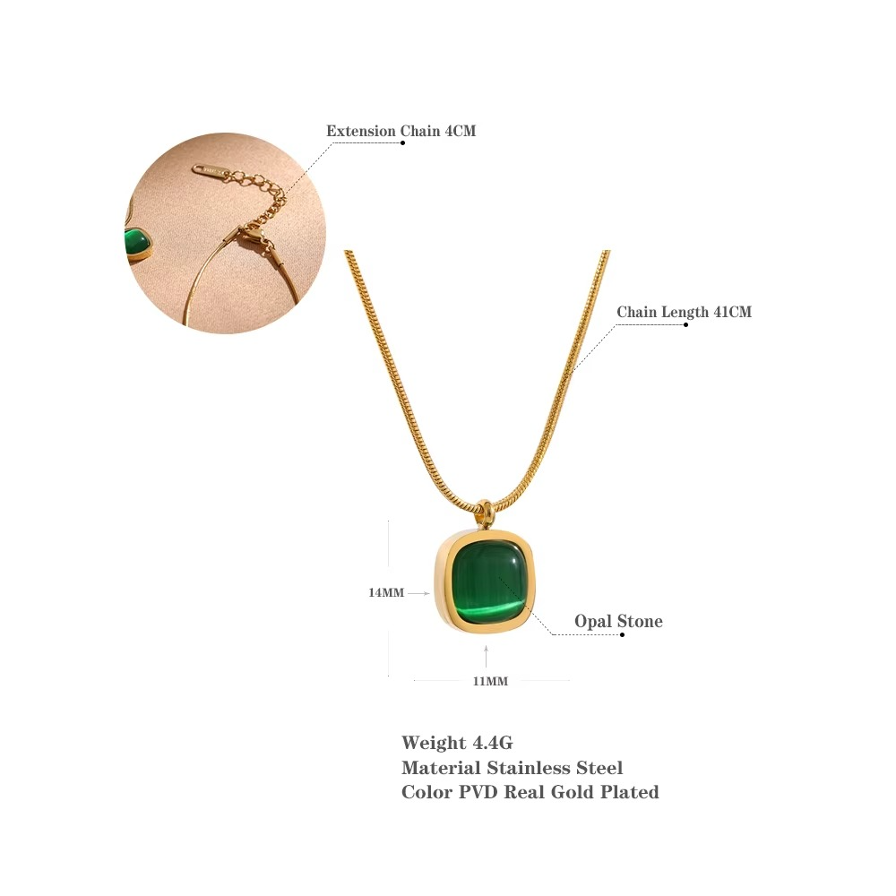 Mitali Emerald Glow Necklace