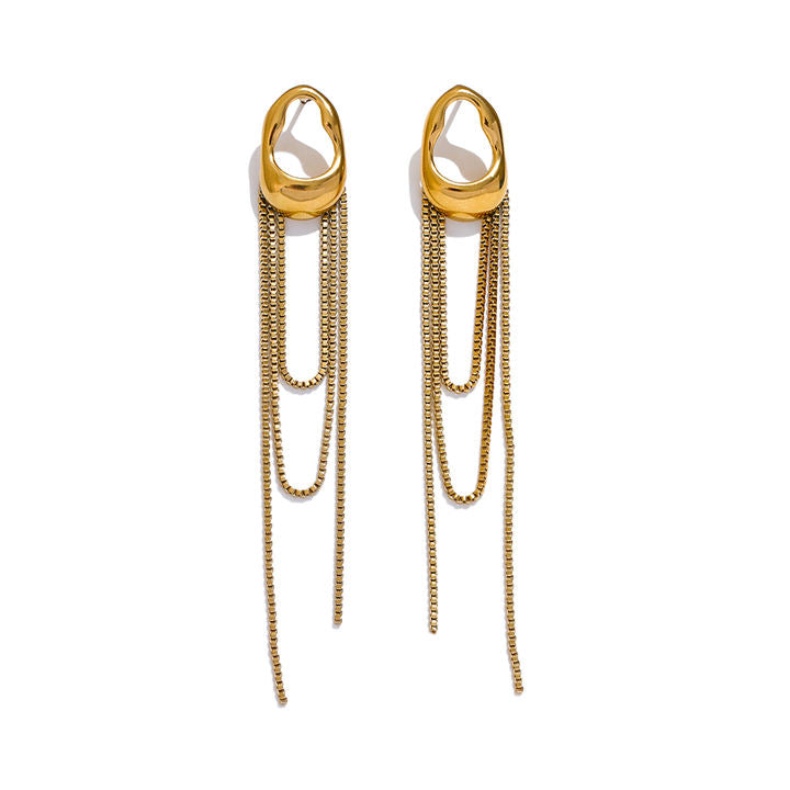 Myra Chain Drop Earrings