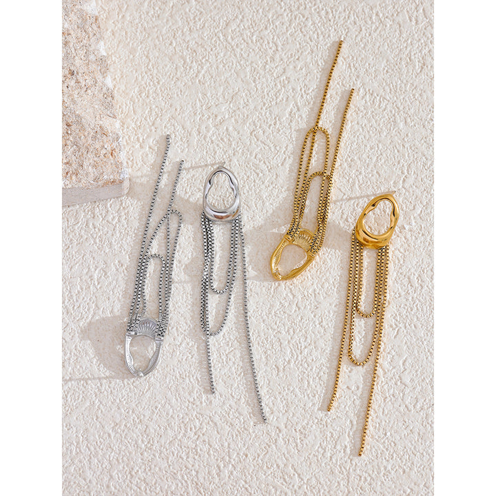 Myra Chain Drop Earrings