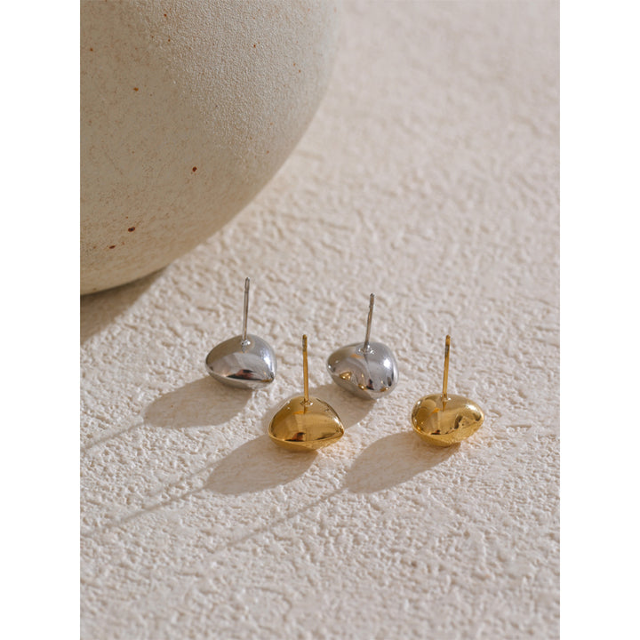 Myra Heart Gold Studs