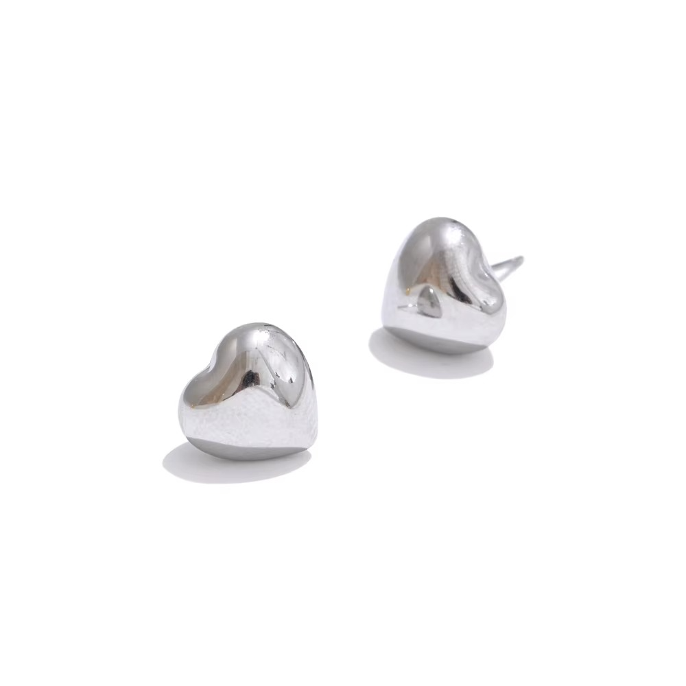Myra Heart Gold Studs