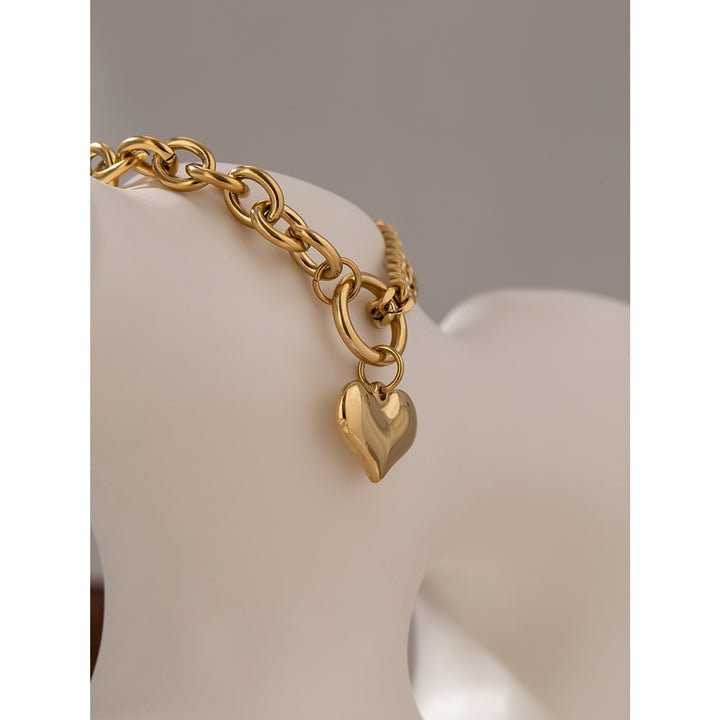 Myra Heart Link Bracelet