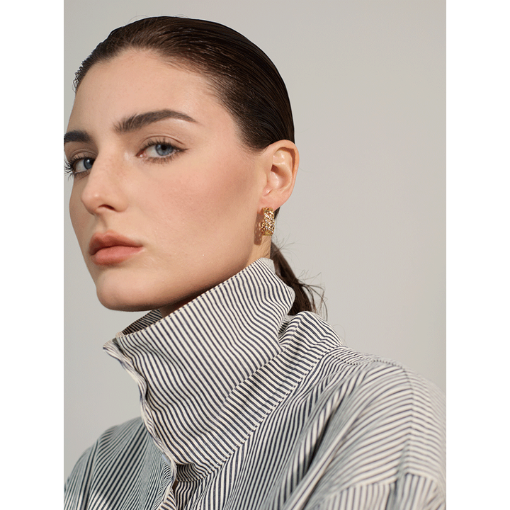 Naira Lattice Earring