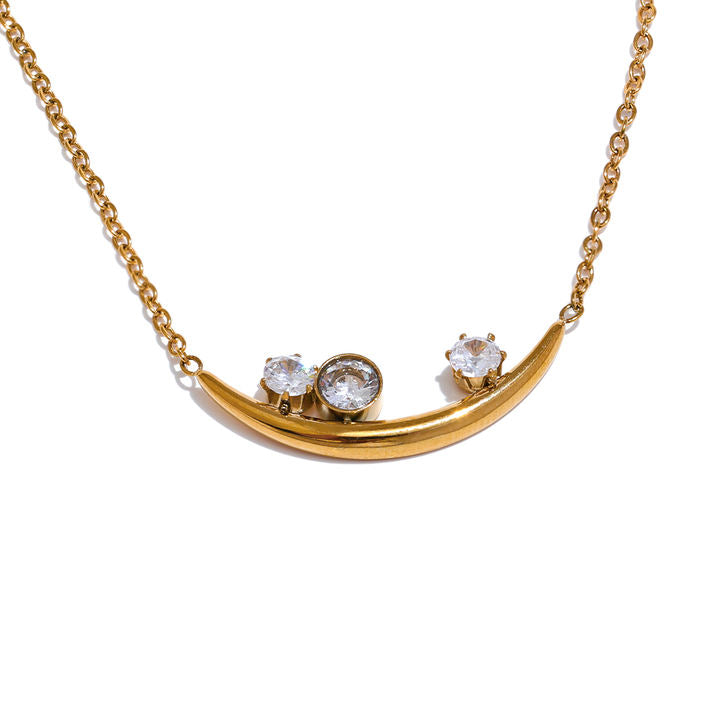 Noor Crescent Necklace