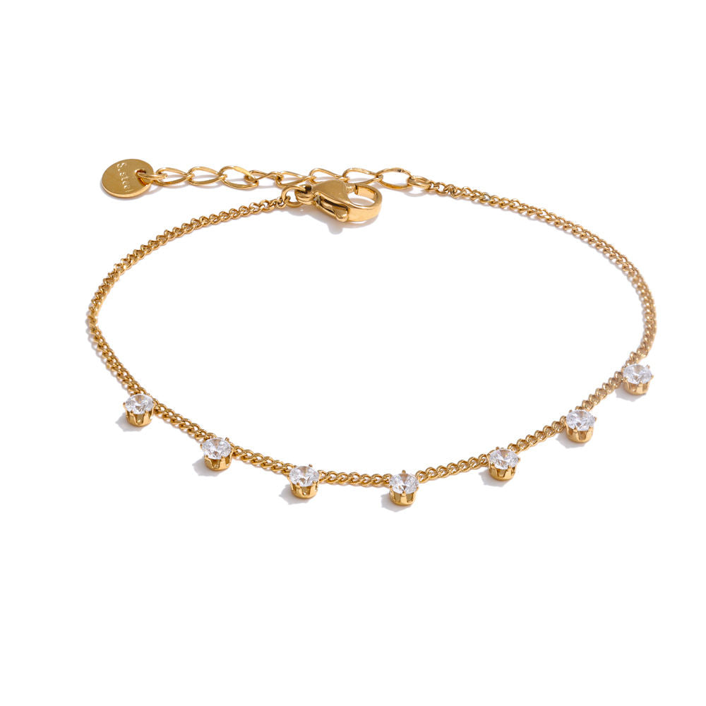 Noor Drop Gold Chain Bracelet