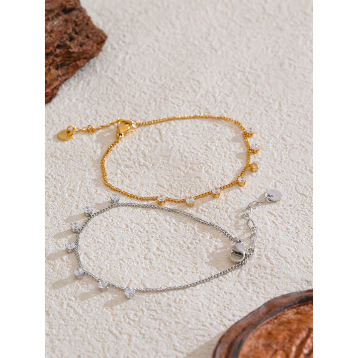 Noor Drop Gold Chain Bracelet