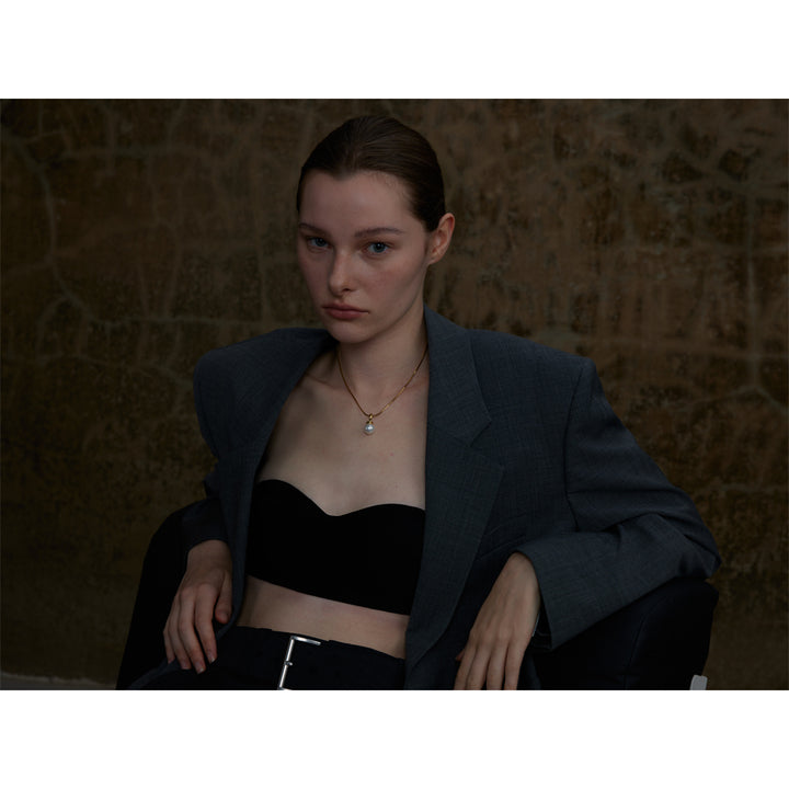 Noor Drop Pearl Necklace