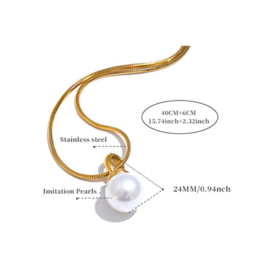 Noor Drop Pearl Necklace
