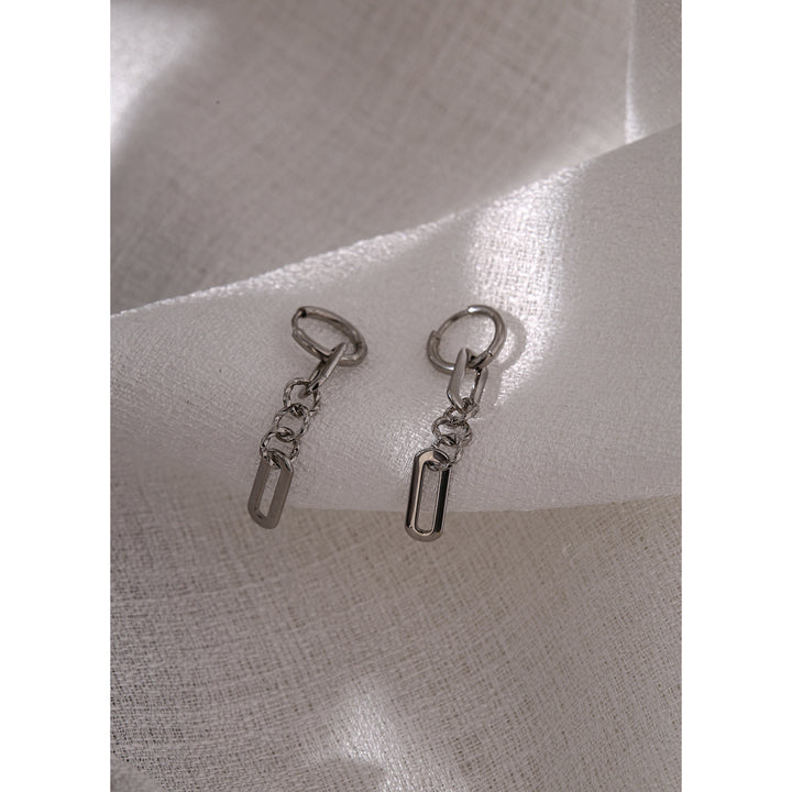 Noor Link Drop Earrings