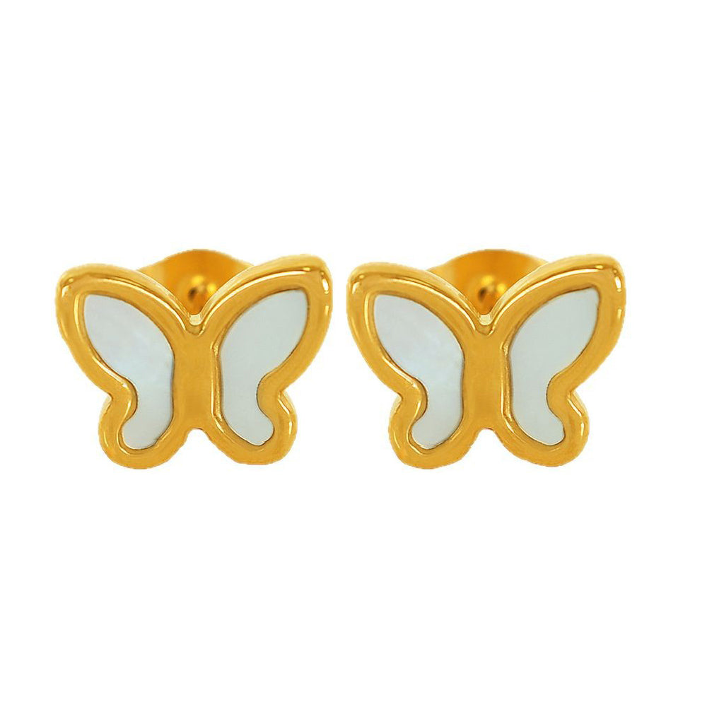 Noor Shell Butterfly Studs