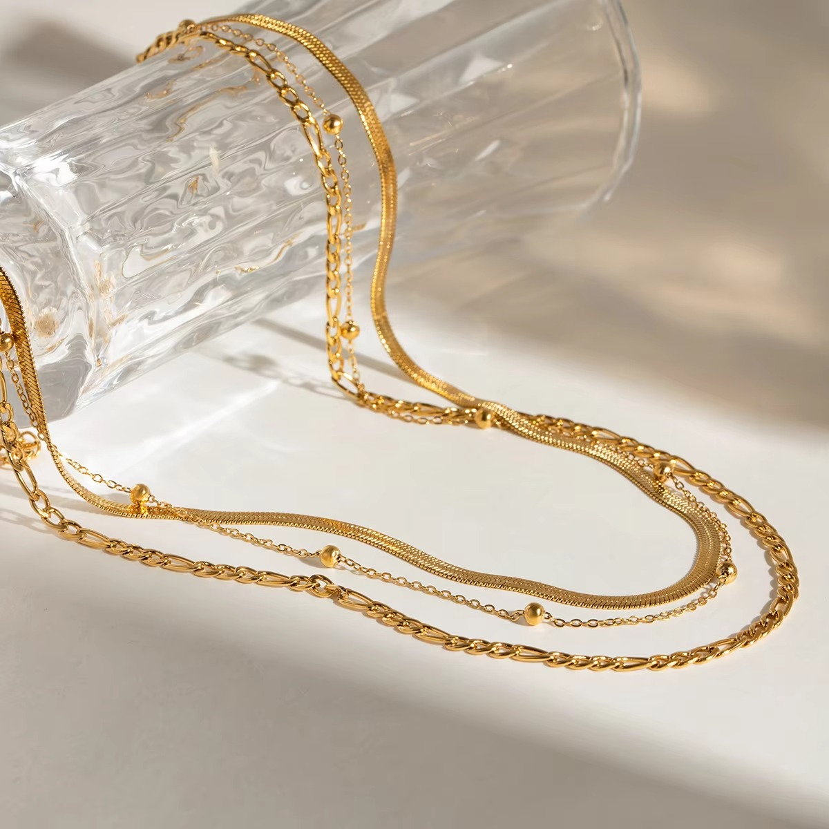 Noor Tripple Layered Necklace