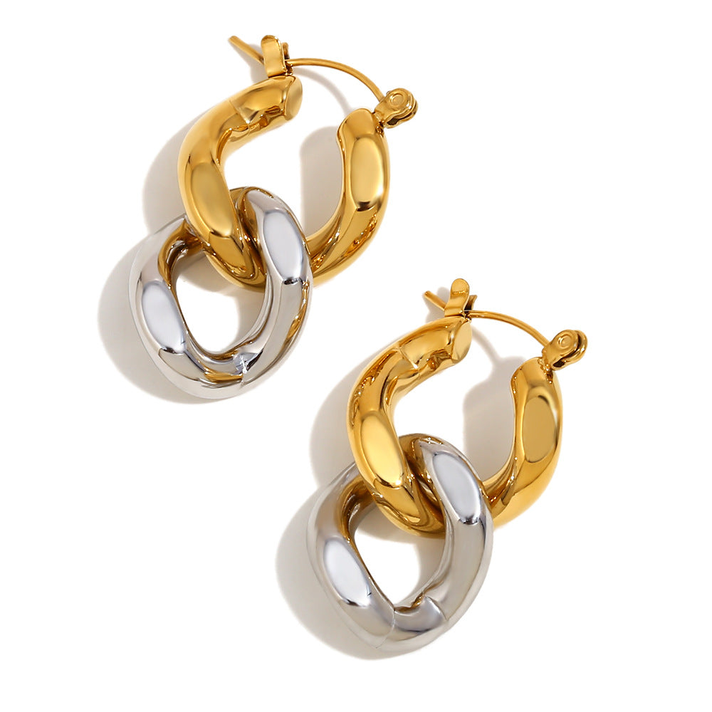 Nyra Chainlink Hoop Drops