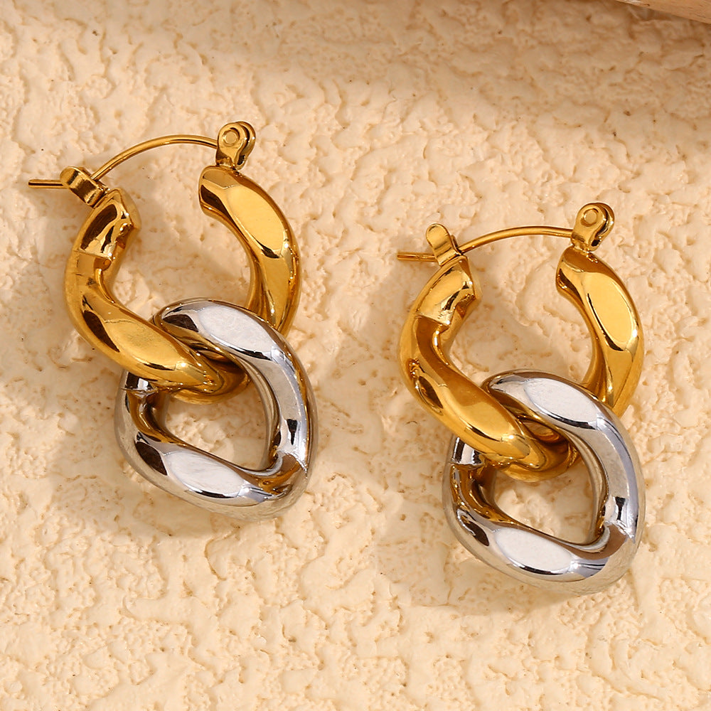 Nyra Chainlink Hoop Drops