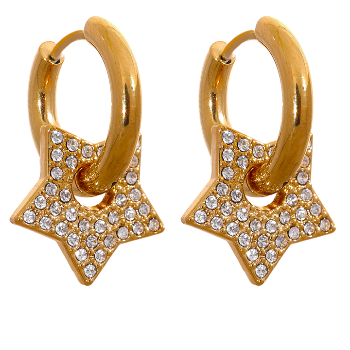 Nyra Spark Star Earrings