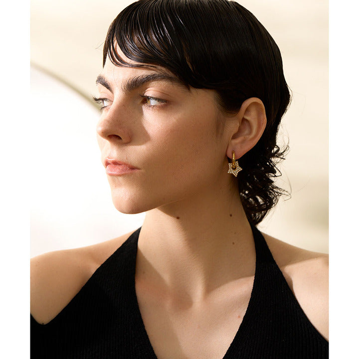 Nyra Spark Star Earrings