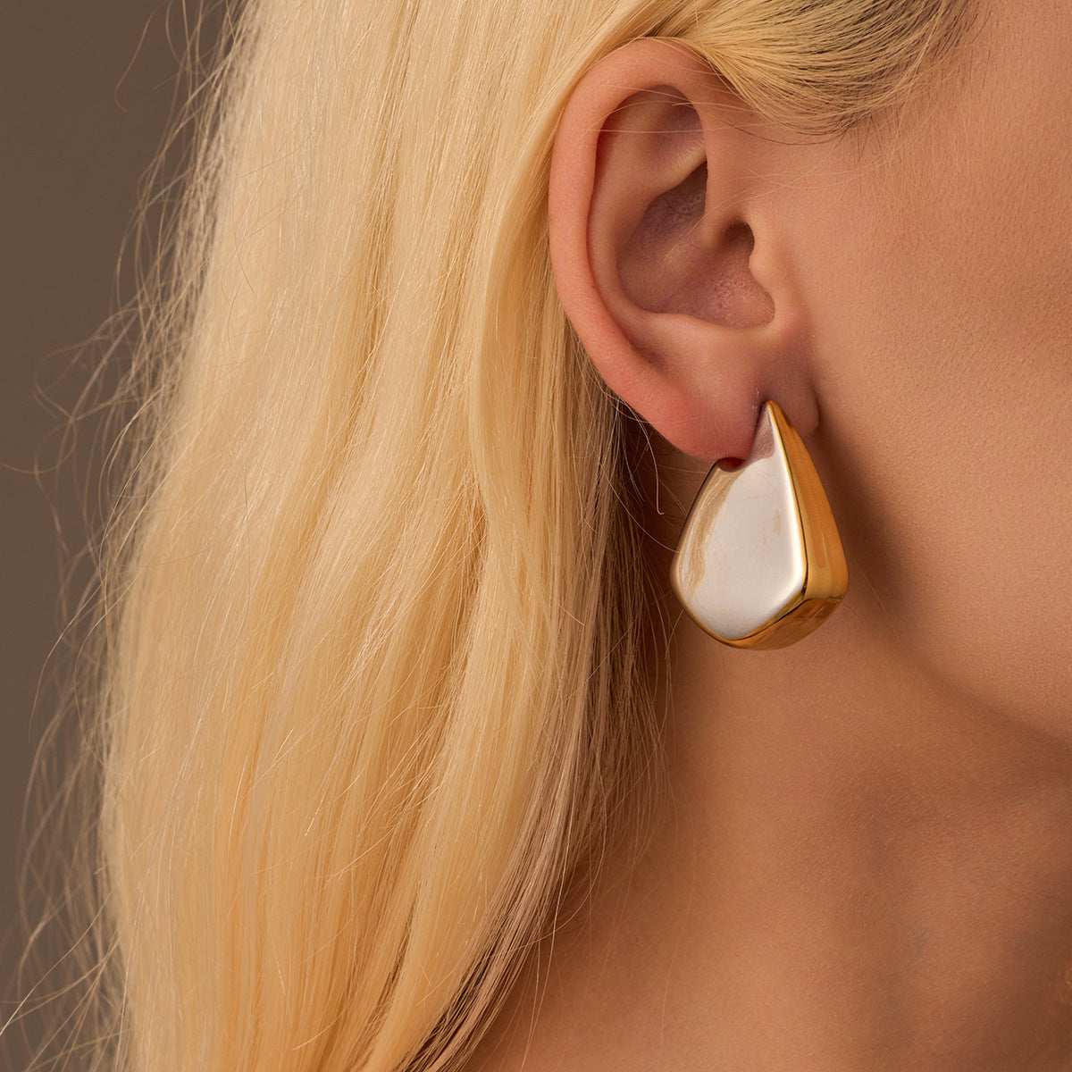 Raina Dual Tone Teardrops