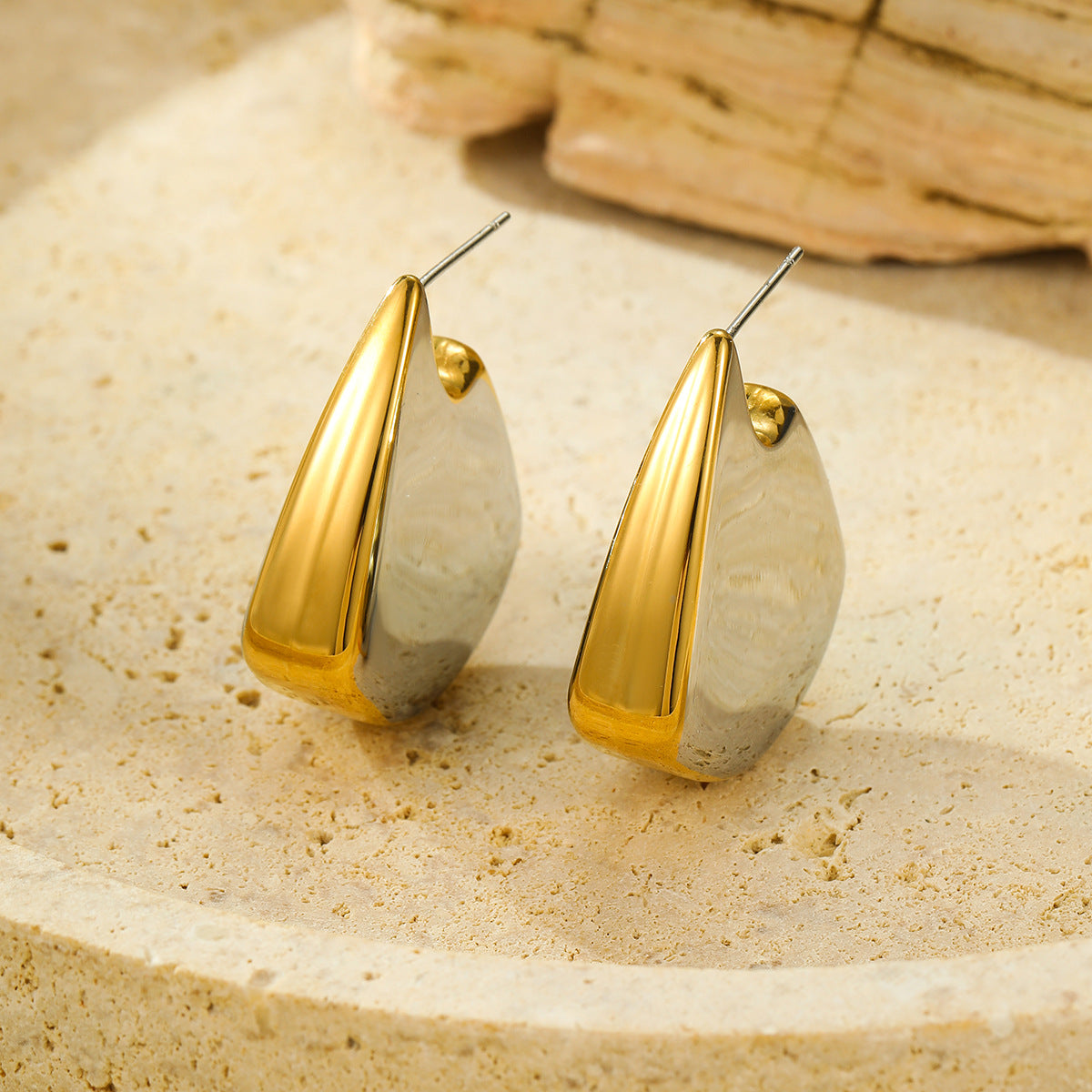 Raina Dual Tone Teardrops