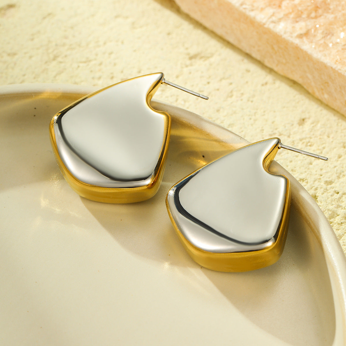 Raina Dual Tone Teardrops