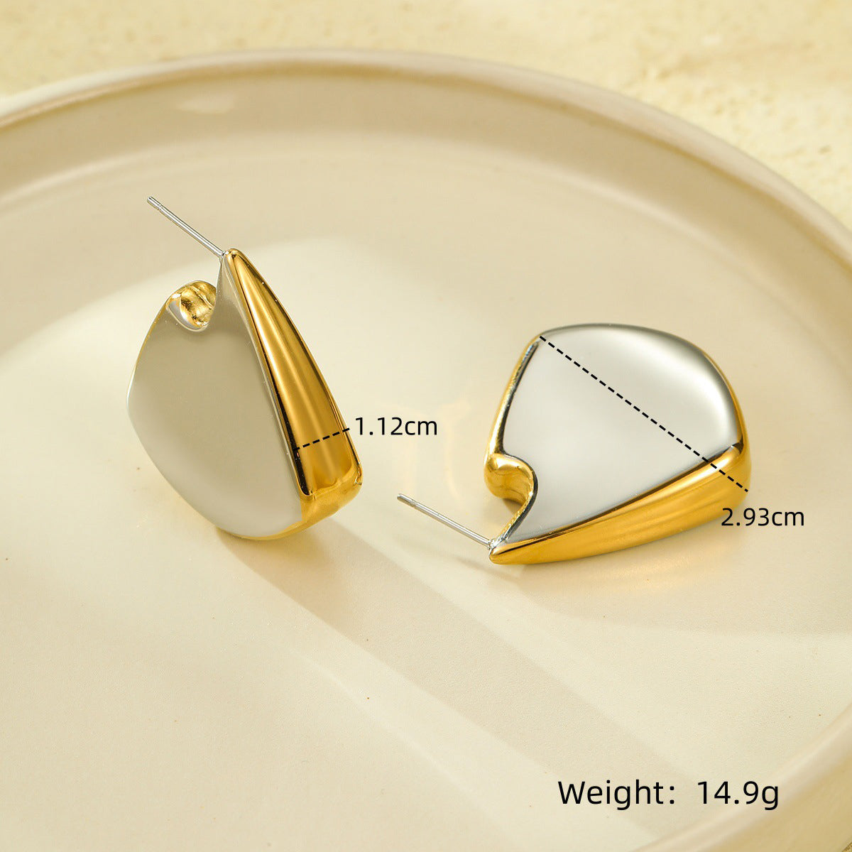 Raina Dual Tone Teardrops