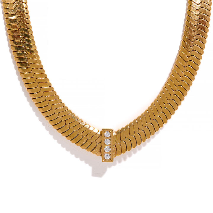 Rangva Signature Herringbone Chain Necklace