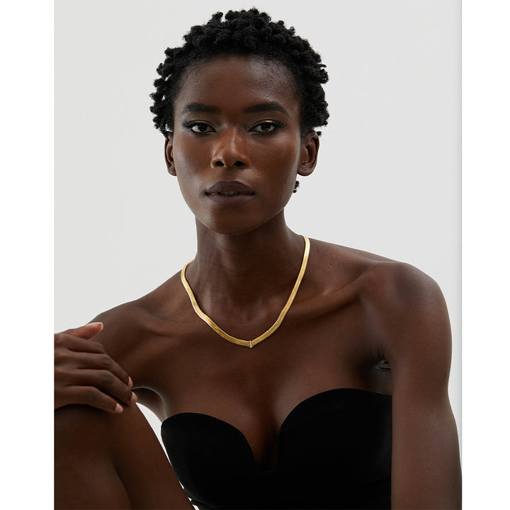 Rangva Signature Herringbone Chain Necklace