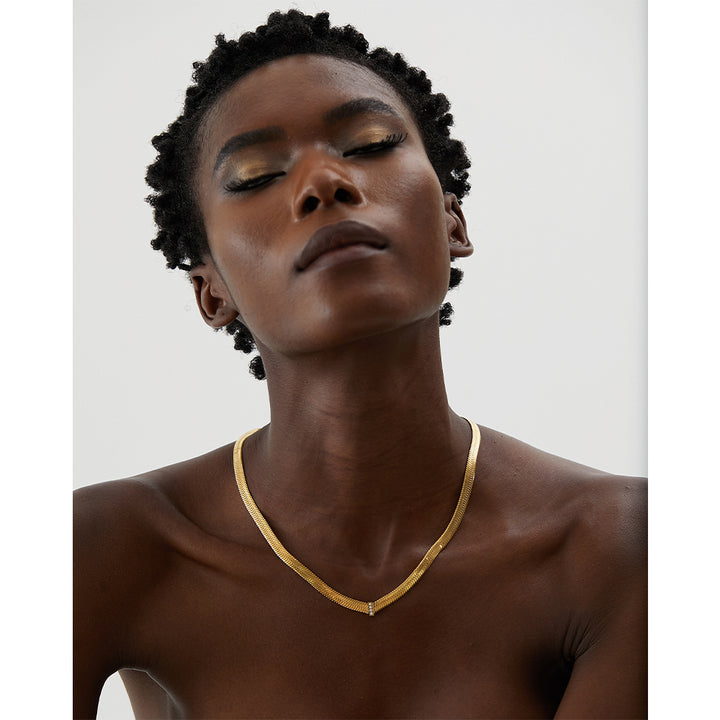 Rangva Signature Herringbone Chain Necklace