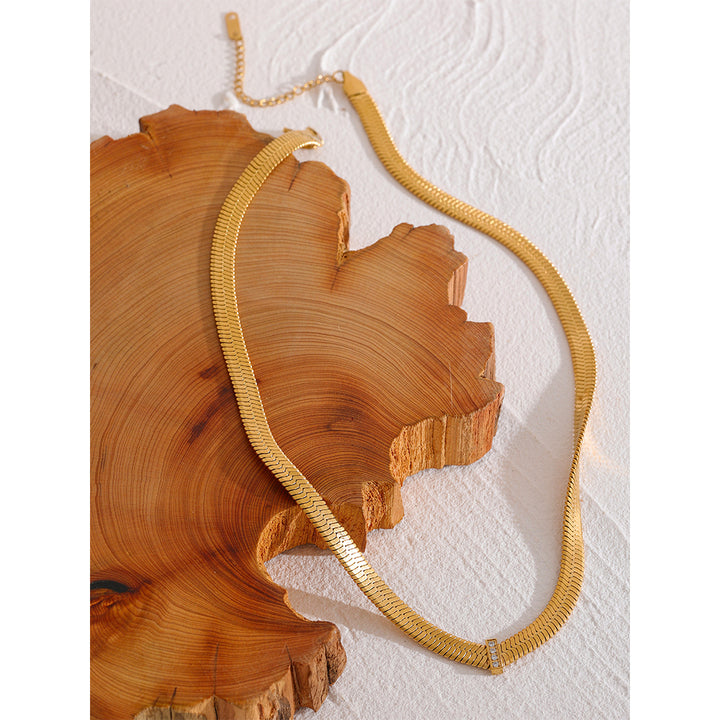 Rangva Signature Herringbone Chain Necklace