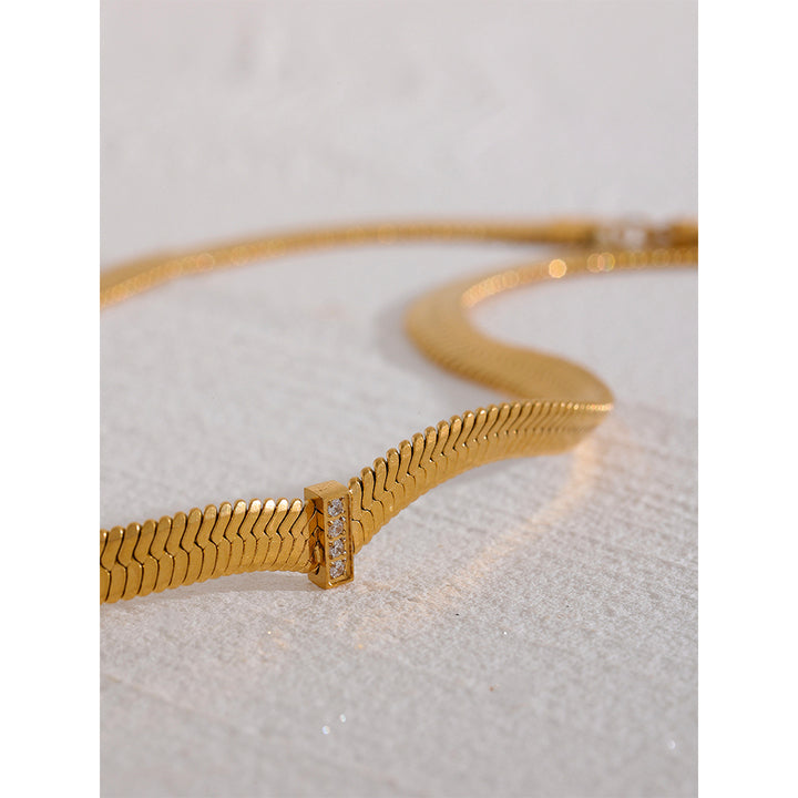 Rangva Signature Herringbone Chain Necklace