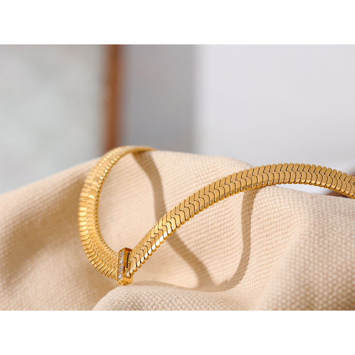 Rangva Signature Herringbone Chain Necklace