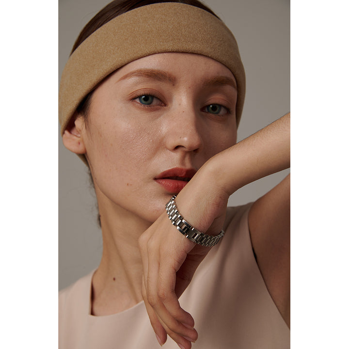 Reva Link Lock Cuff Bracelet