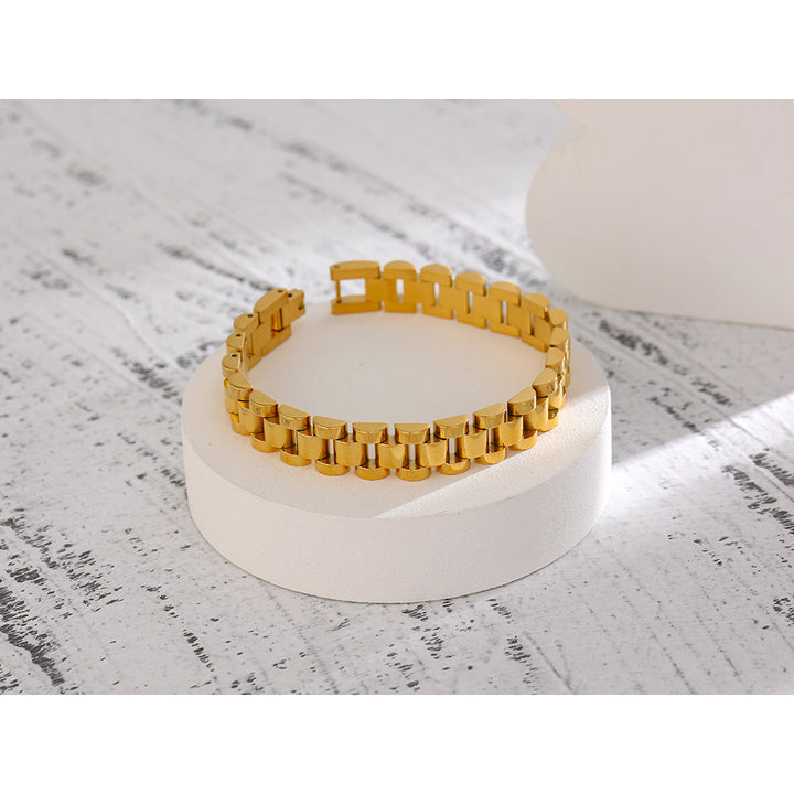 Reva Link Lock Cuff Bracelet