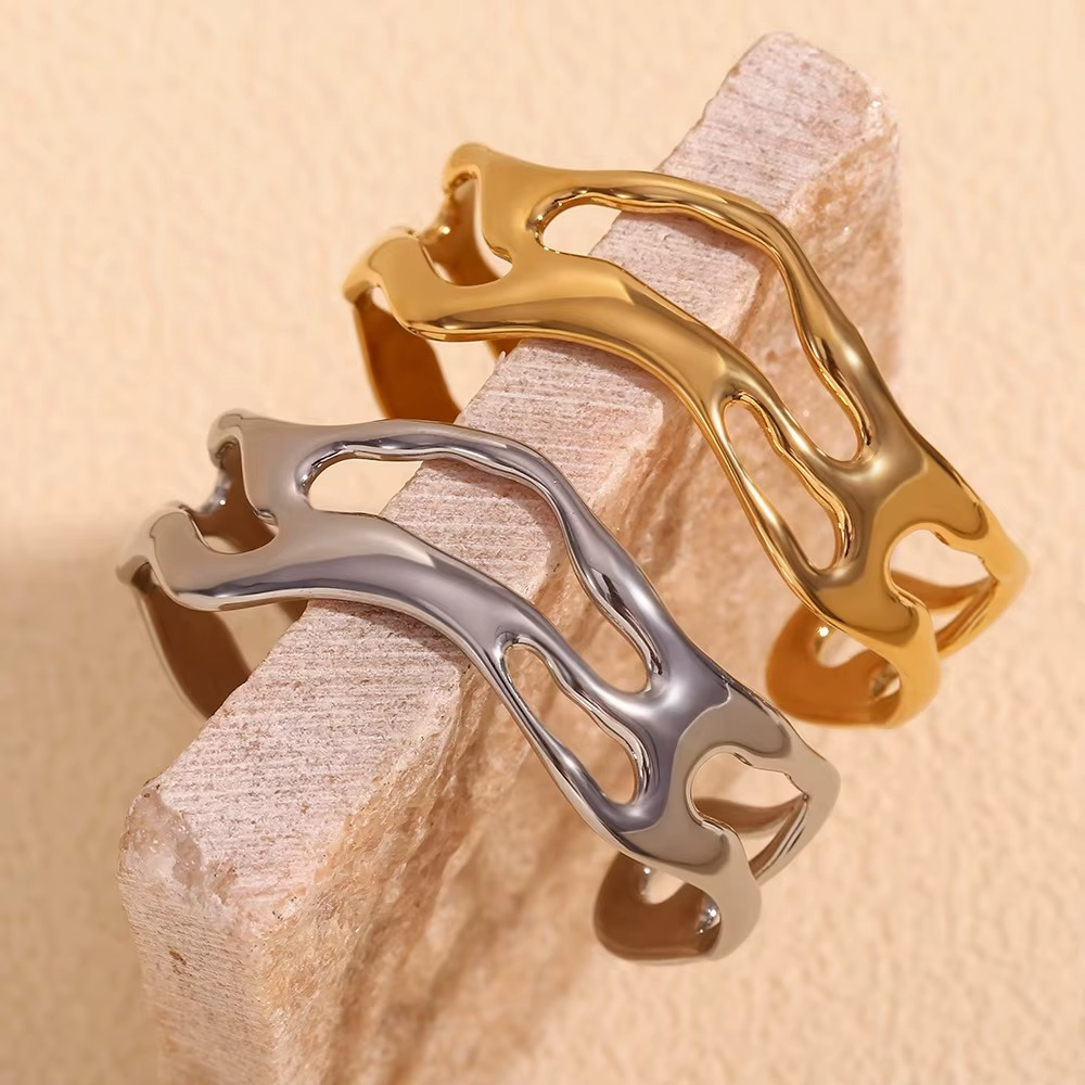 Reva Molten Cuff Bracelet