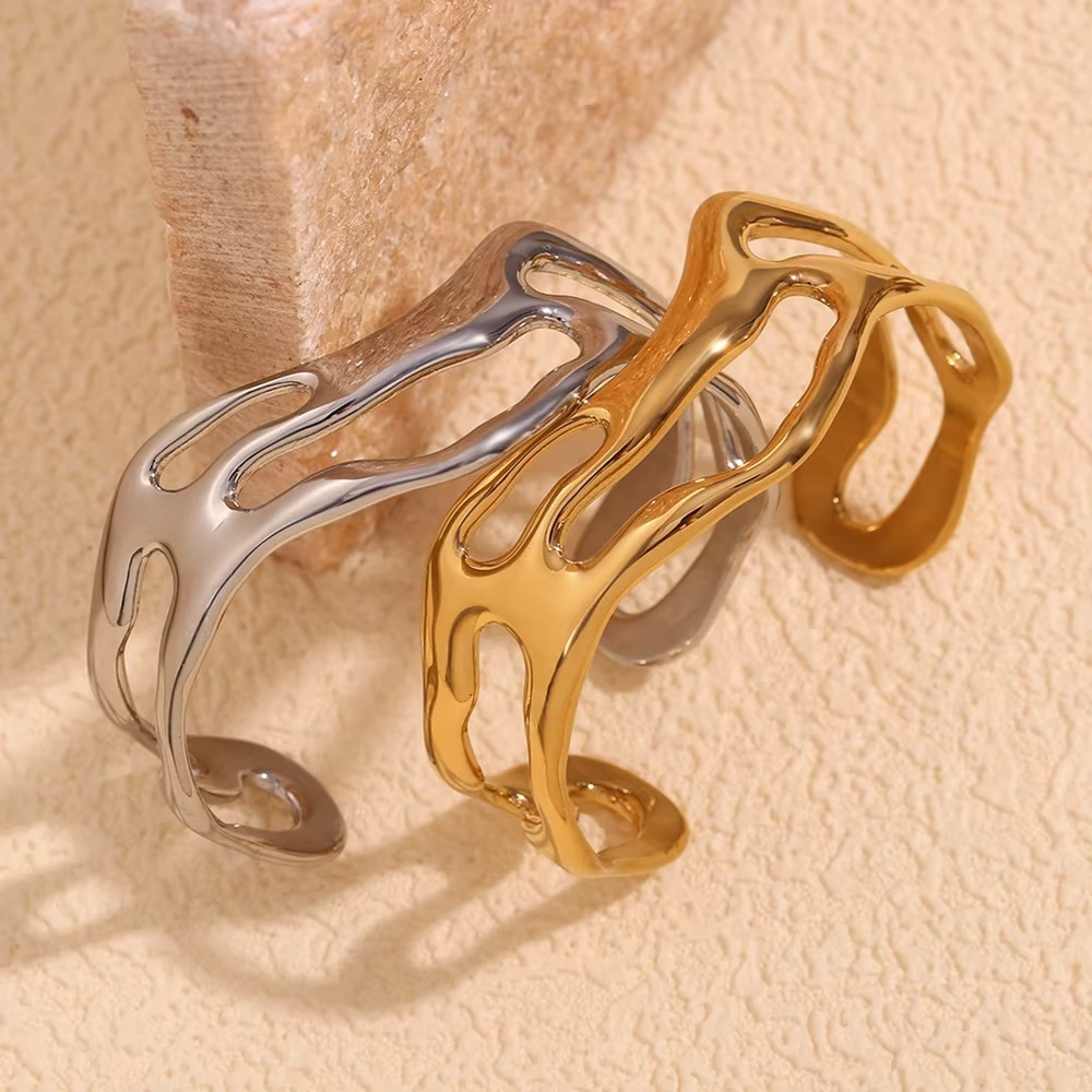 Reva Molten Cuff Bracelet