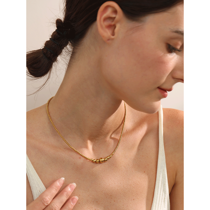 Rhea Bead Chain Necklace