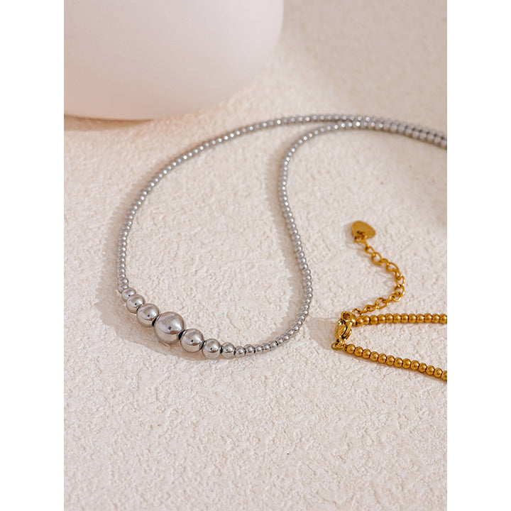Rhea Bead Chain Necklace