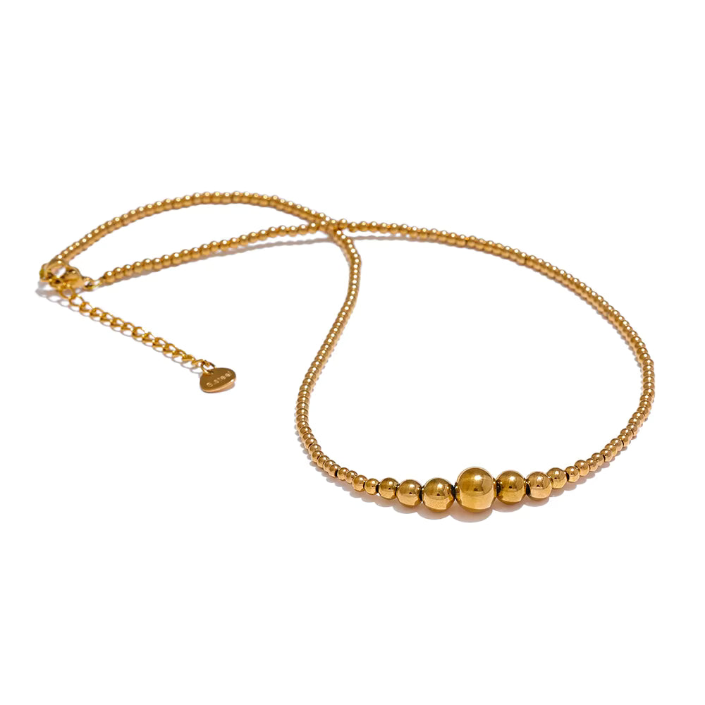 Rhea Bead Chain Necklace