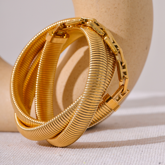 Rhea Fluid Link Bracelet