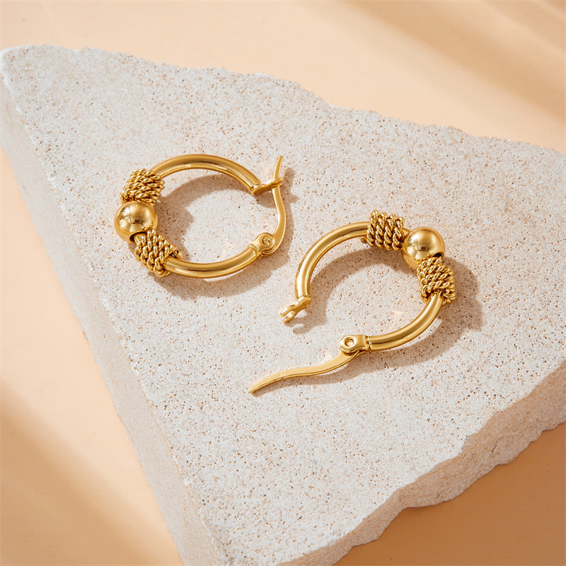 Rhea Knot Hoops