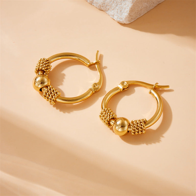 Rhea Knot Hoops