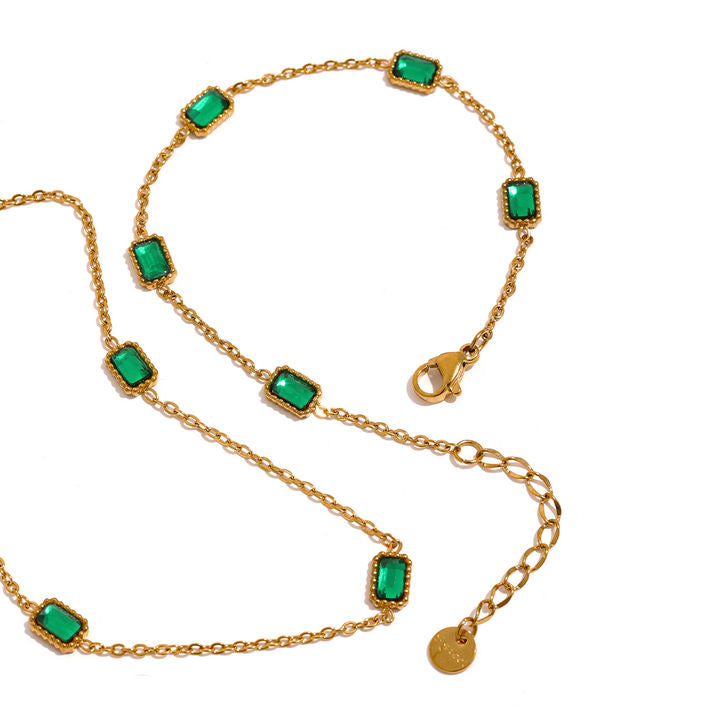 Riva Gleam Gem Chain Necklace