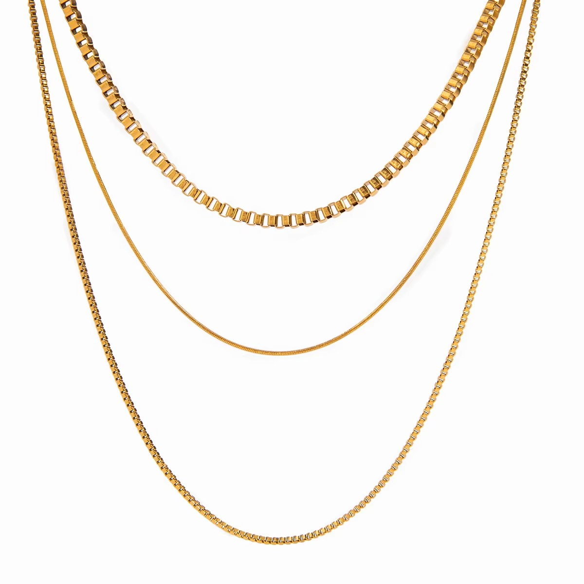 Riviera Triple Layered Necklace
