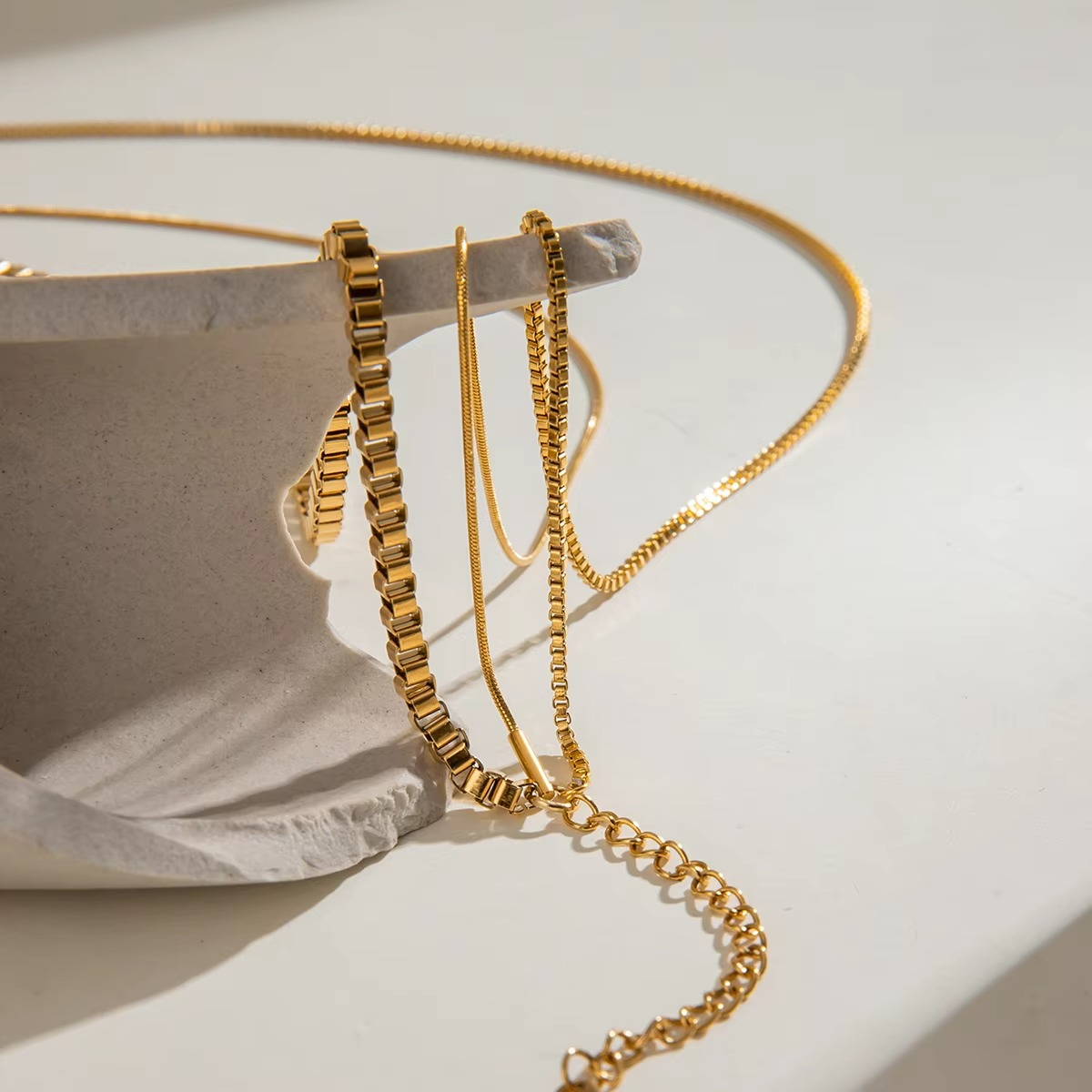 Riviera Triple Layered Necklace