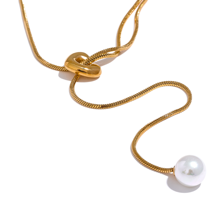 Ruhani Pearl Slider Necklace