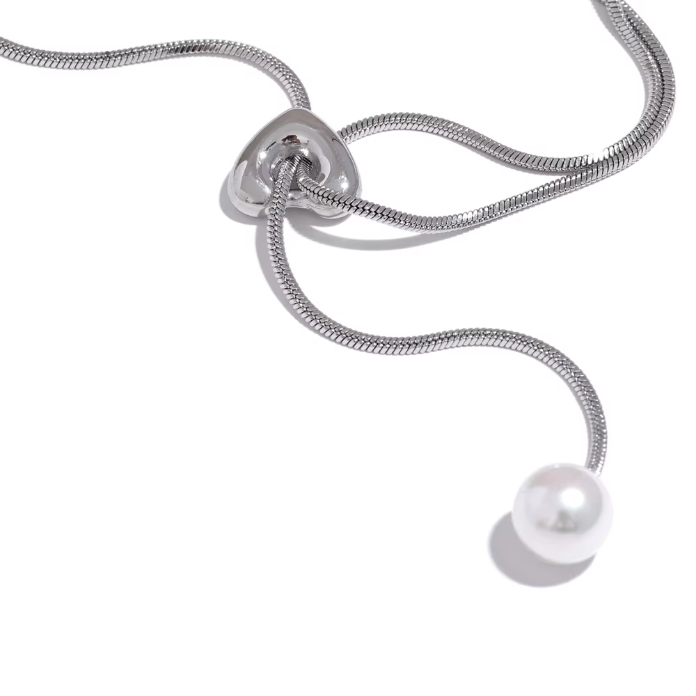 Ruhani Pearl Slider Necklace