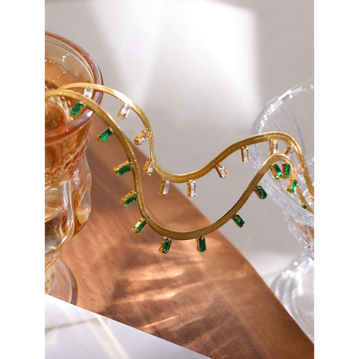 Saanvi Drop Charm Chain Necklace