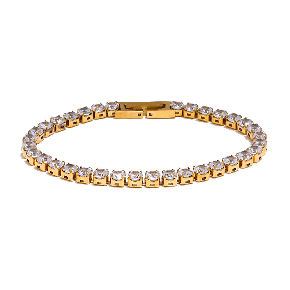 Saanvi Solitaire Link Bracelet