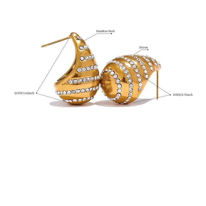 Siena Spiral Earrings